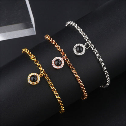 Fotoarmbånd - Diamantlenke