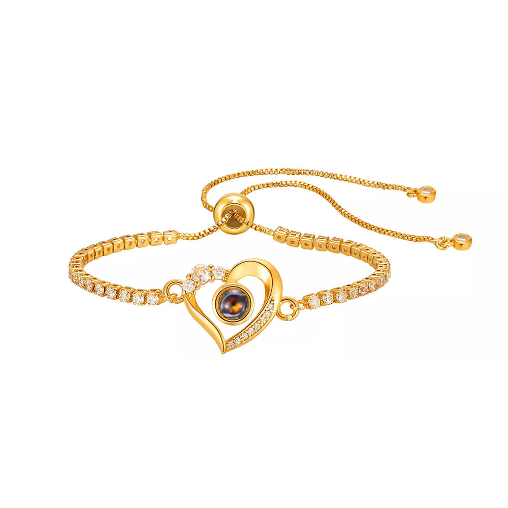 Fotoarmbånd - Hjerte & Diamant