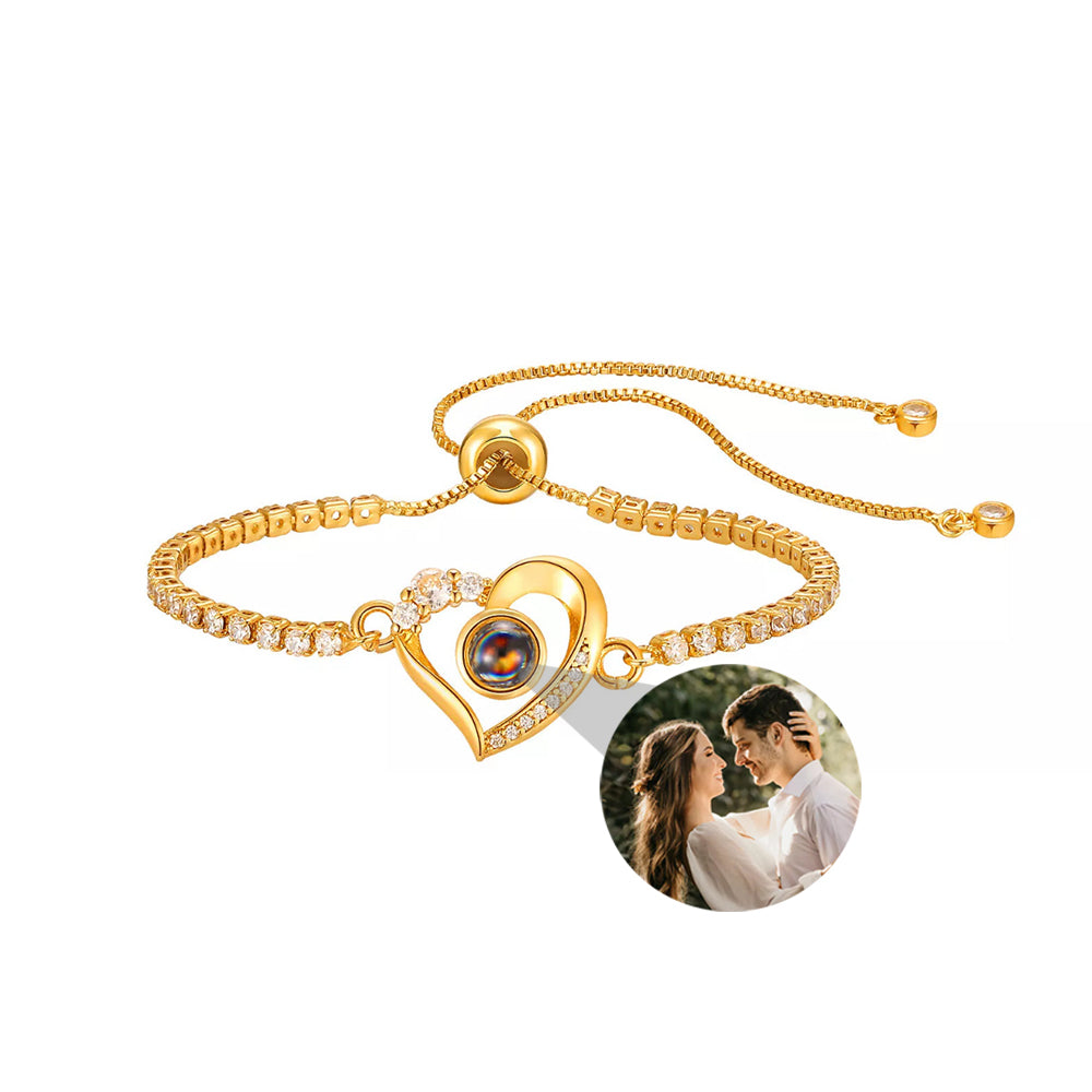 Fotoarmbånd - Hjerte & Diamant