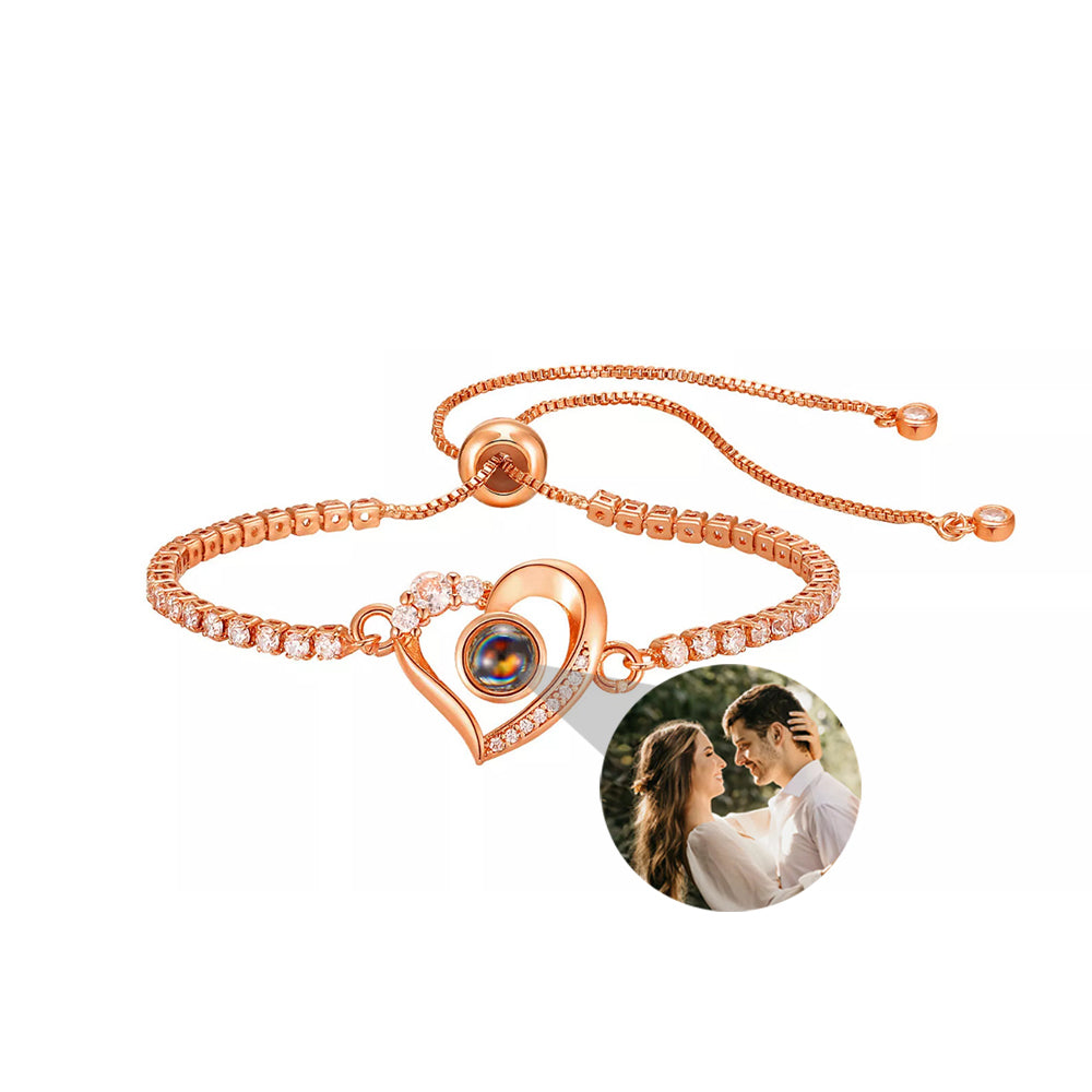 Fotoarmbånd - Hjerte & Diamant
