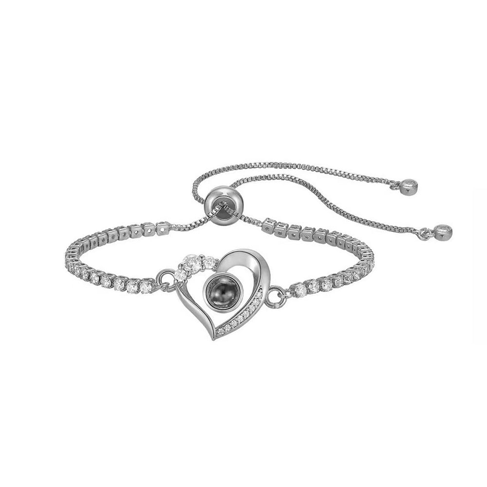 Fotoarmbånd - Hjerte & Diamant