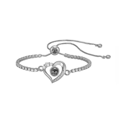 Fotoarmbånd - Hjerte & Diamant