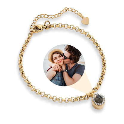 Fotoarmbånd - Diamantlenke