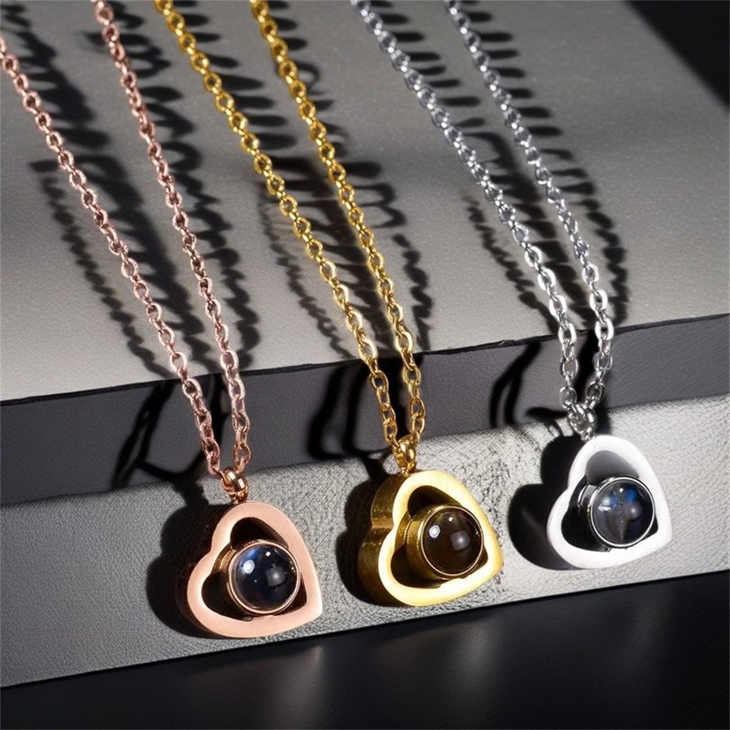 Fotohalskjede - Hjerte